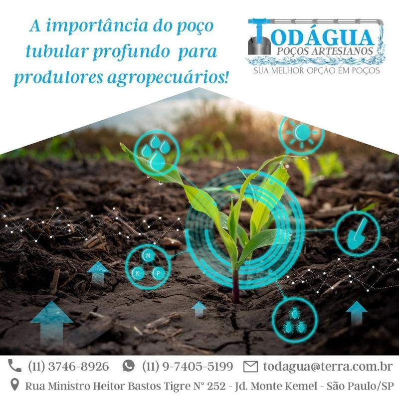 A importância do poço tubular para produtores agropecuários